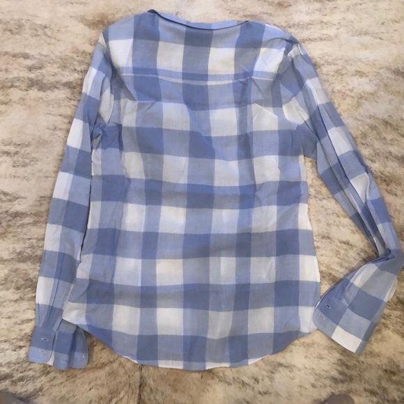 J. Crew Wide Gingham Button Down - Picture 4 of 5